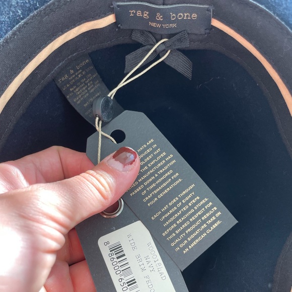 Navy rag and bone hat NWT - Picture 3 of 5